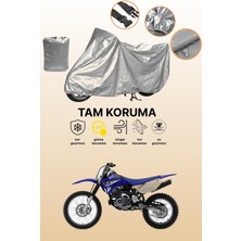 Dokaca Gri Yamaha Ttr 125 L Uyumlu Motosiklet Brandası, Koruyucu Örtü, Motor Branda