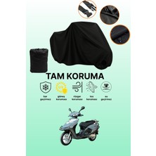 Dokaca Siyah Arora Special 125 Uyumlu Motor Branda, Koruyucu Örtü, Motosiklet Brandası