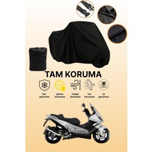 Dokaca Siyah Gilera Nexus 500 Uyumlu Motor Branda, Koruyucu Örtü, Motosiklet Brandası