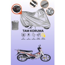 Dokaca Gri Arka Çanta Uyumlu Falcon Kmt 50 Magic Uyumlu Motor Brandası, Koruyucu Örtü