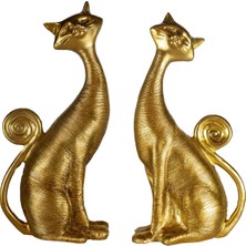 Storish Ikili Kedi Biblo Altın