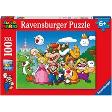 129928 100 Parçalı Puzzle Süper Mario, Çok Renkli