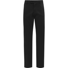 Uki Siyah Comfort Fit Chino Pantolon