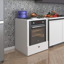 Kenzlife Ankastre Modülü Kabini Alim Byz Fırın Ocak Dolabı Çekmeceli 70 Cmye Kadar Ocak Için Uyumlu