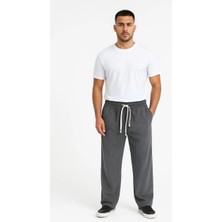 Velmora Fashion Erkek Fitilli Kadife Cepli Buggy Pantolon Oversize Rahat Kalıp - Füme