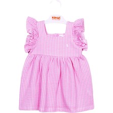 Kidaxi Minik Kare Desenli Elbise