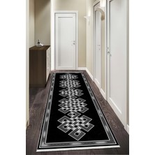 Bazaar Forum Pamuk Taban Dijital Baskı Kaymaz Tüy Dökmeyen Makinada Yıkanabilir Salon Halısı Mutfak Halısı