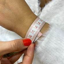 Kadın Gümüş 21 Sıra Hasır Bileklik
