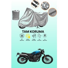 Dokaca Gri Honda cl 250 Uyumlu Motosiklet Brandası, Koruyucu Örtü, Motor Branda