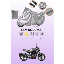 Dokaca Gri Husqvarna Svartpilen 250 Uyumlu Motosiklet Brandası, Koruyucu Örtü, Motor Branda