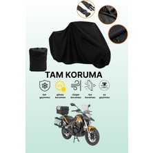 Dokaca Siyah Mondial RX1I Evo Uyumlu Motor Branda, Koruyucu Örtü, Motosiklet Brandası