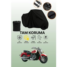 Dokaca Siyah Yamaha Royal Star Xvz 1300 Uyumlu Motor Branda, Koruyucu Örtü, Motosiklet Brandası