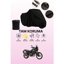 Dokaca Siyah Yamaha Tenere 700 Explore Uyumlu Motor Branda, Koruyucu Örtü, Motosiklet Brandası