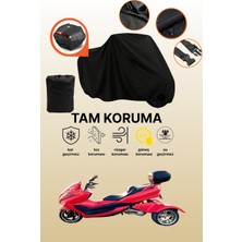 Dokaca Siyah Arka Çanta Uyumlu Bumoto/jinling Forewer Gt 250 Uyumlu Motosiklet Brandası, Koruyucu Örtü