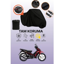 Dokaca Siyah Arka Çanta Uyumlu Tvs Ntorq 125 Uyumlu Motosiklet Brandası, Koruyucu Örtü