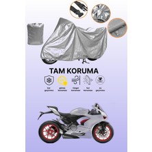 Dokaca Gri Ducati Panigale R Uyumlu Motosiklet Brandası, Koruyucu Örtü, Motor Branda