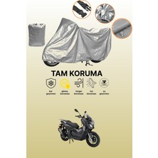 Dokaca Gri Kanuni Seha 125 Uyumlu Motosiklet Brandası, Koruyucu Örtü, Motor Branda