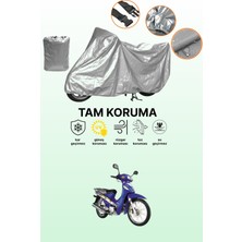 Dokaca Gri Kanuni Tigrina 100 Uyumlu Motosiklet Brandası, Koruyucu Örtü, Motor Branda