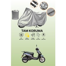 Dokaca Gri Kanuni Wiki 125I Uyumlu Motosiklet Brandası, Koruyucu Örtü, Motor Branda