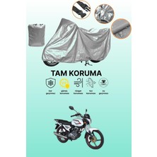 Dokaca Gri Kuba Xcg 100/150 Uyumlu Motosiklet Brandası, Koruyucu Örtü, Motor Branda