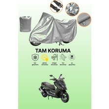Dokaca Gri Kymco Dtx 250 Uyumlu Motosiklet Brandası, Koruyucu Örtü, Motor Branda