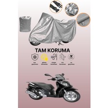 Dokaca Gri Rks Outlook 150 Uyumlu Motosiklet Brandası, Koruyucu Örtü, Motor Branda