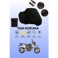 Dokaca Siyah Aprilia Dorsoduro Uyumlu Motor Branda, Koruyucu Örtü, Motosiklet Brandası
