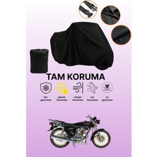Dokaca Siyah Arora Ar 185-18 Modifiye Uyumlu Motor Branda, Koruyucu Örtü, Motosiklet Brandası