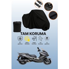Dokaca Siyah Arora Gt 250 Uyumlu Motor Branda, Koruyucu Örtü, Motosiklet Brandası