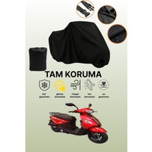 Dokaca Siyah Kral Motor Kr-44 Loyal 50 Uyumlu Motor Branda, Koruyucu Örtü, Motosiklet Brandası