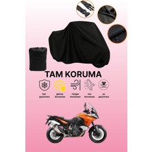 Dokaca Siyah Ktm 1190 Adventure Uyumlu Motor Branda, Koruyucu Örtü, Motosiklet Brandası