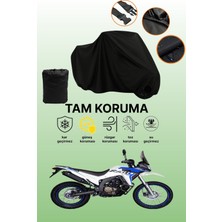 Dokaca Siyah Voge 300 Rally Uyumlu Motor Branda, Koruyucu Örtü, Motosiklet Brandası