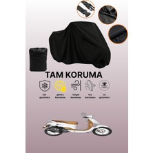 Dokaca Siyah Yuki Yk 150 T-3 Uyumlu Motor Branda, Koruyucu Örtü, Motosiklet Brandası