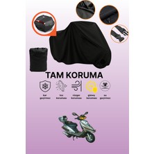 Dokaca Siyah Arka Çanta Uyumlu Mondial 125 mt Uyumlu Motosiklet Brandası, Koruyucu Örtü