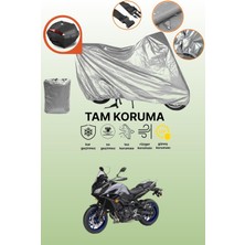Dokaca Gri Arka Çanta Uyumlu Yamaha Tracer 900 Uyumlu Motor Brandası, Koruyucu Örtü
