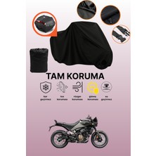 Dokaca Siyah Arka Çanta Uyumlu Husqvarna Svartpilen 125 Uyumlu Motosiklet Brandası, Koruyucu Örtü