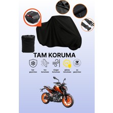 Dokaca Siyah Arka Çanta Uyumlu Ktm 250 Duke Abs Uyumlu Motosiklet Brandası, Koruyucu Örtü