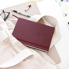 Misda Store Bullet Journal Noktalı Defter 140 Gr. 80 Yaprak Velvet Berry