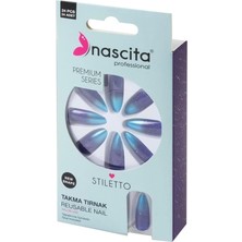 24'lü Stiletto Renkli Takma Tırnak - 188