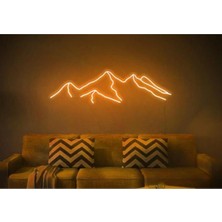 Dağ Pleksi Neon Tabela 50CM