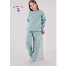 U.S. Polo Assn. Kız Çocuk Pamuklu Eşofman Takımı L1.USP.230.1.001