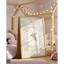 Fuart.Co Vintage Ağaçkakan Dijital Baskı Vintage Poster (Çerçevesiz) VIFU