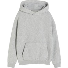 Dearens oversize 3 Iplik Şardonlu Kapüşonlu Sweatshirt