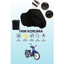 Dokaca Siyah Kanuni Tigrina S100 Uyumlu Motor Branda, Koruyucu Örtü, Motosiklet Brandası