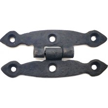 BYZM Antika Tarz Dekoratif Pirinç Dar Menteşe - 75X39 Mm, Oksit