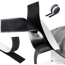 Cırt Cırtlı Sihirli Bant – 200 cm x 25 Mm, Kendinden Yapışkanlı, Delmeden Montaj, Iz Bırakmaz, Kesilebilir ve Tekrar Kullanılabilir, Duvar, Ofis, Araç ve Dekorasyon Için Pratik Bant