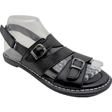 Çiğdem Kundura Hylos | Kadın Hakiki Deri Sandalet - Siyah - 40