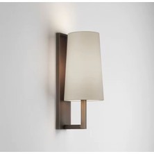 Akdeniz Aydınlatma Elektrik Malzemeleri Eskitme Gövdeli Krem Abajurlu Otel Tipi Duvar Apliği Modern Başucu ve Dekoratif Lamba