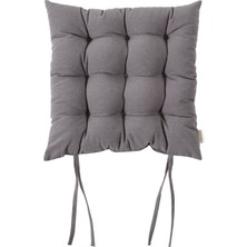 Mudo Home NIMES SANDALYE MİNDERİ GRİ 45X45 CM