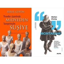Alfa Yayınları Teneke Üzerinde Midyeden Sosyeteyle Suşiye + Montaigne